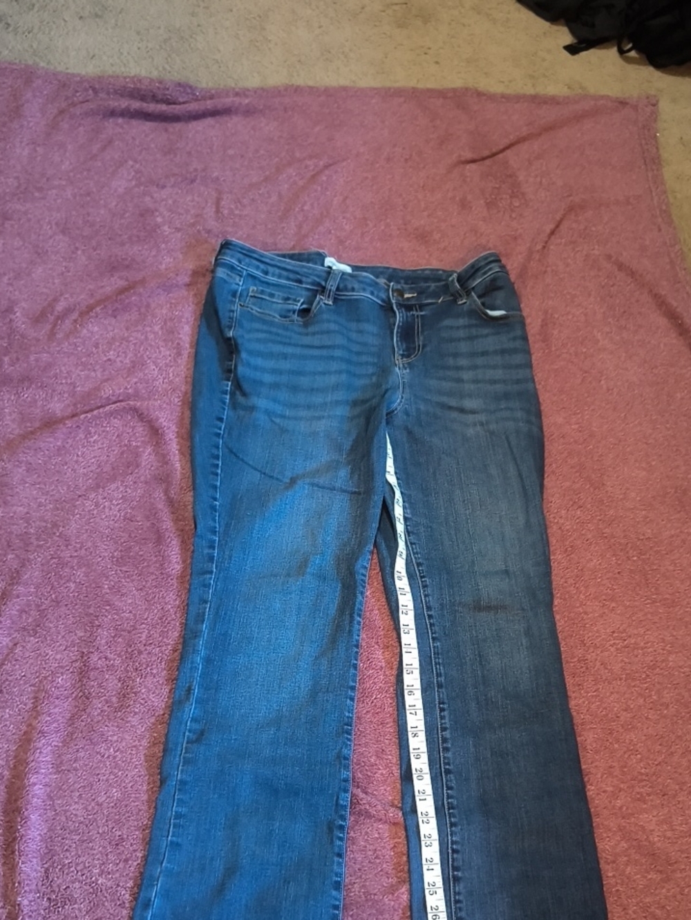 Maurices Women's Straight-Leg Jeans in Medium Blue Wash